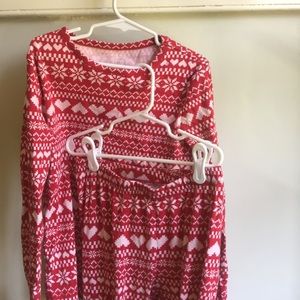 Cute girls holiday pj set